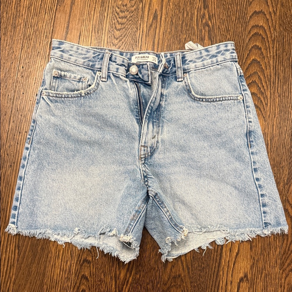 Women's Light Blue Denim Shorts